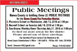 Public Meetings - Fire Protection District