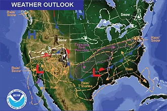 Weather Outlook - January 13, 2017