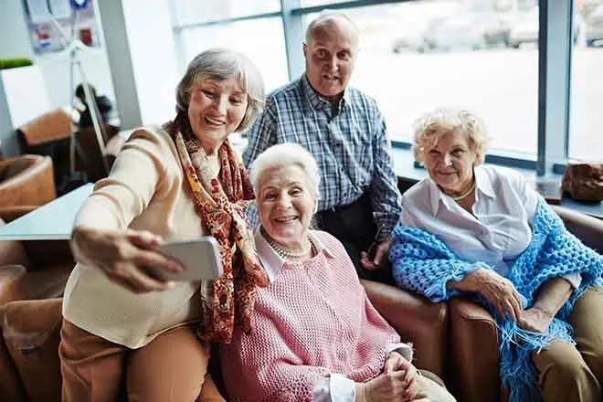 PROMO Miscellaneous - Senior Citizens Group Selfie - iStock