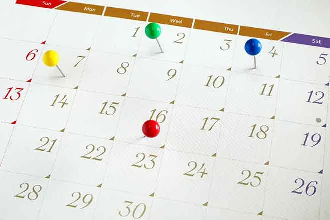 PROMO Events - Calendar Upcoming Dates - iStock - nunawoofy