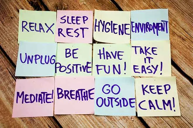 PROMO Health - Stress Wellness Notes Leisure Exercise - iStock - Artur