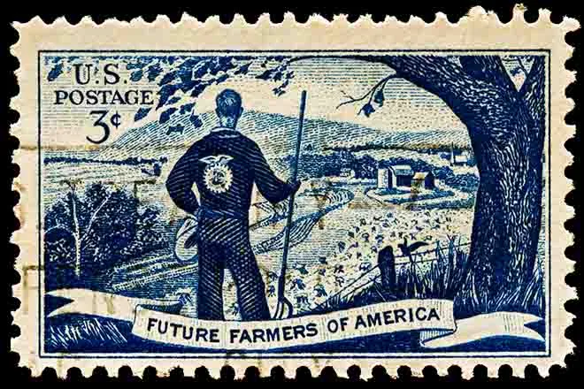 PROMO Miscellaneous - Stamp Future Farmers of Americal FFA Education School - iStock - MikeRega